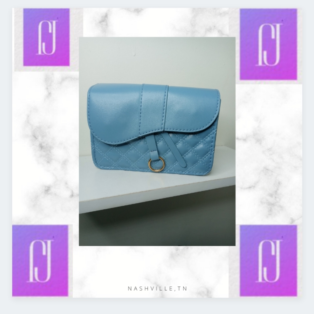 New Trendy Rhombus Lattice hasp Bag